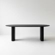 Ivar Oval Dining Table, Solid Wood