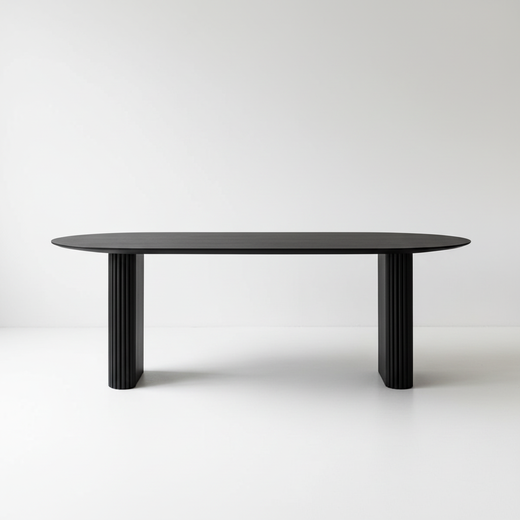 Ivar Oval Dining Table, Solid Wood