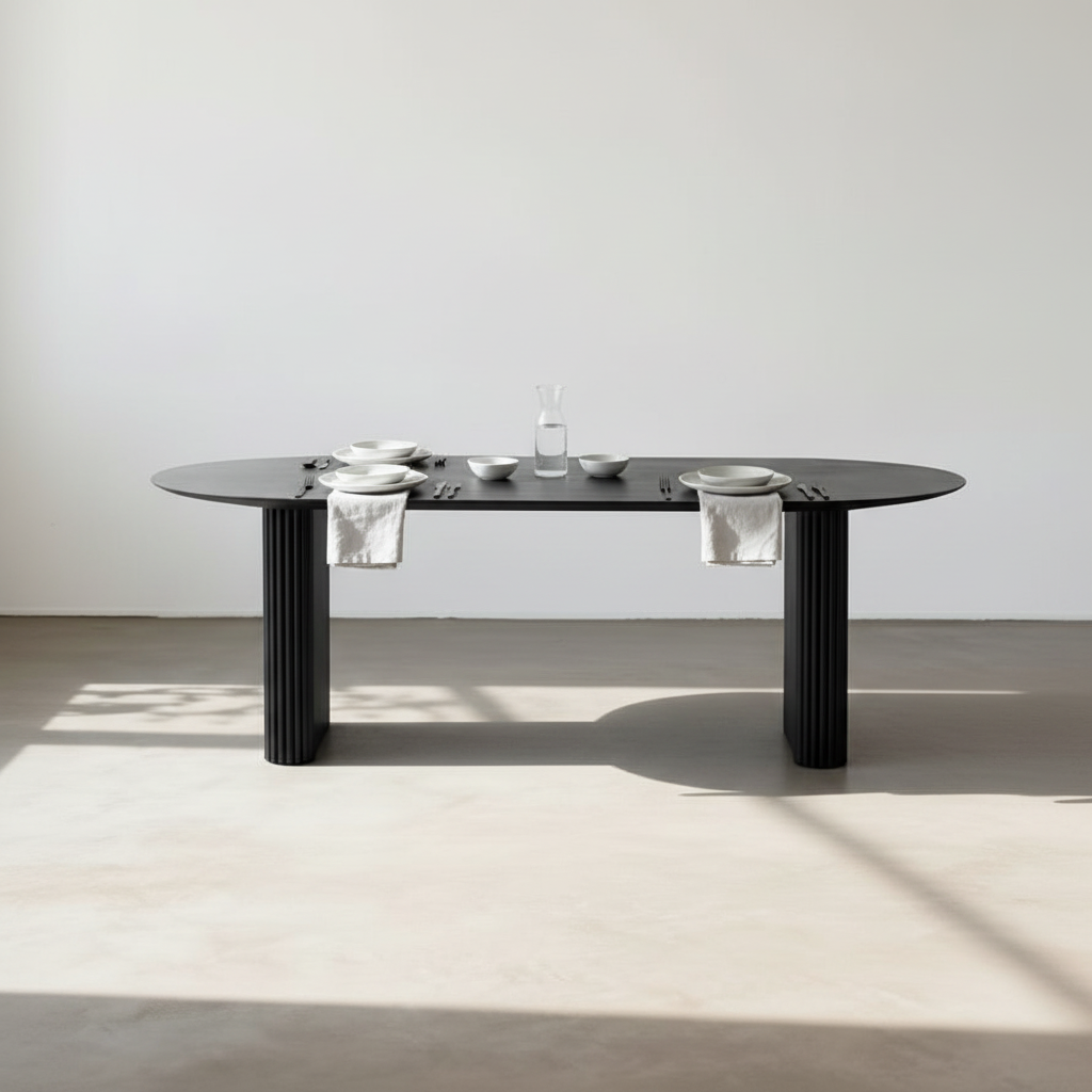 Ivar Oval Dining Table, Solid Wood