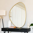 Izumi - Gold Metal Irregular Mirror - 120cm x 90cm