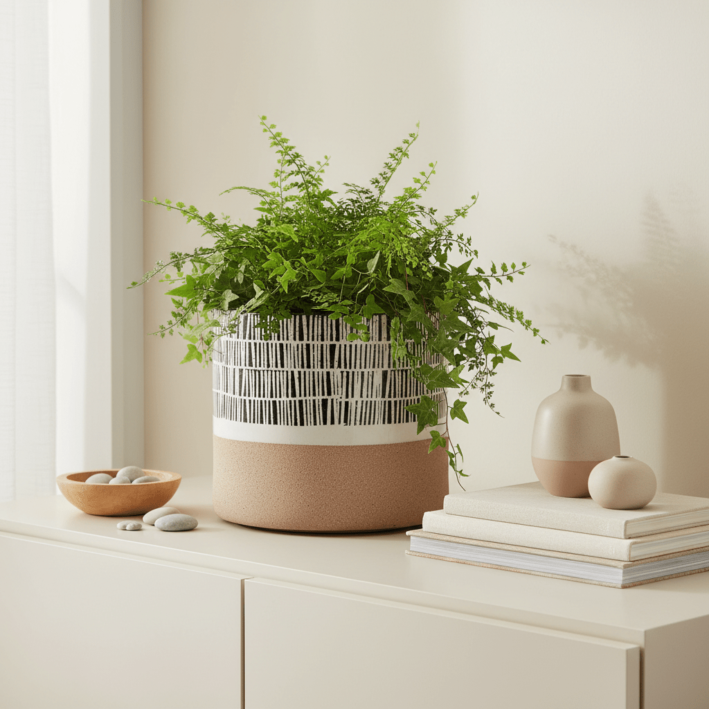 Jada Large Striped Planter