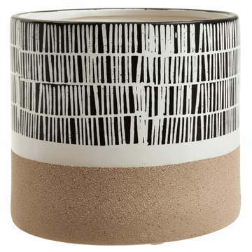 Jada Large Striped Planter