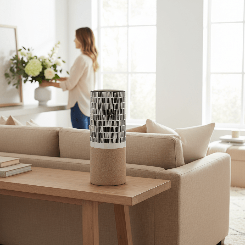 Jada Large Striped Vase
