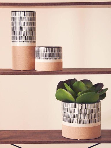 Jada Small Striped Planter