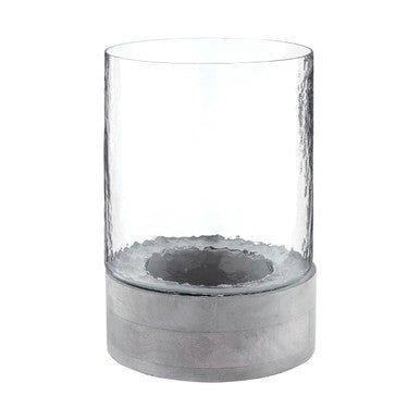 Jain Hurricane Hammered Large Candle Holder