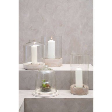 Jain Hurricane Hammered Large Candle Holder