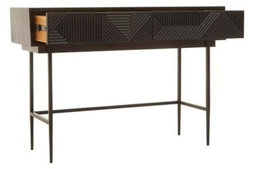 Jakara Black 2 Drawer Console Table