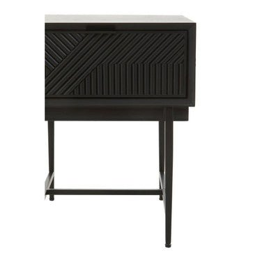 Jakara Black Finish Side Table