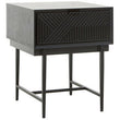 Jakara Black Finish Side Table