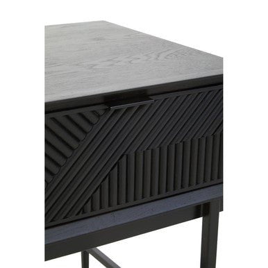 Jakara Black Finish Side Table