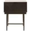 Jakara Black Finish Side Table