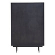 Jakara Black Finish Wooden Cabinet