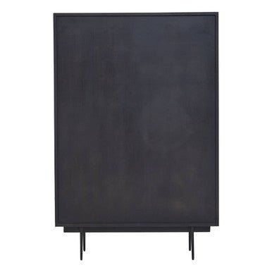 Jakara Black Finish Wooden Cabinet