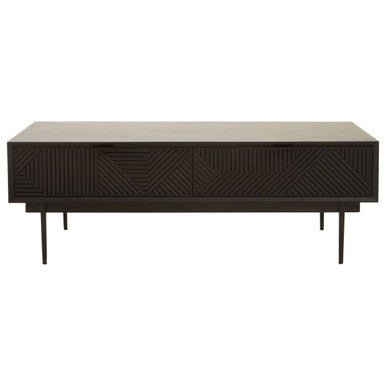 Jakara Black Finish Wooden Coffee Table