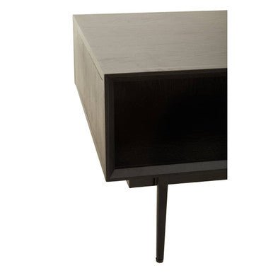 Jakara Black Finish Wooden Coffee Table