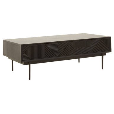 Jakara Black Finish Wooden Coffee Table
