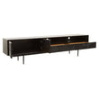 Jakara Black Finish Wooden Media Unit