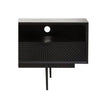 Jakara Black Finish Wooden Media Unit