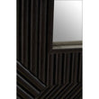 Jakara Black Finish Wooden Wall Mirror