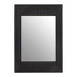 Jakara Black Finish Wooden Wall Mirror