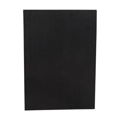 Jakara Black Finish Wooden Wall Mirror