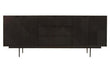 Jakara Black Wood Sideboard With Metal Legs