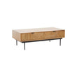 Jakara Natural Finish Wooden Coffee Table