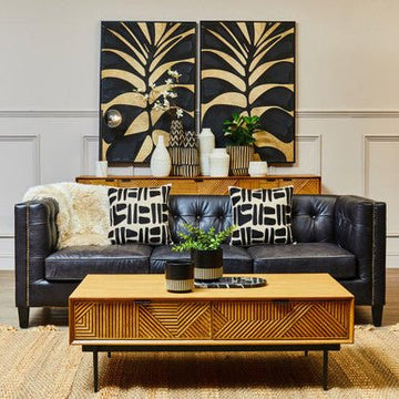 Jakara Natural Finish Wooden Coffee Table