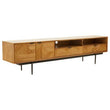 Jakara Natural Finish Wooden Media Unit
