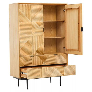 Jakara Natural Wooden Cabinet