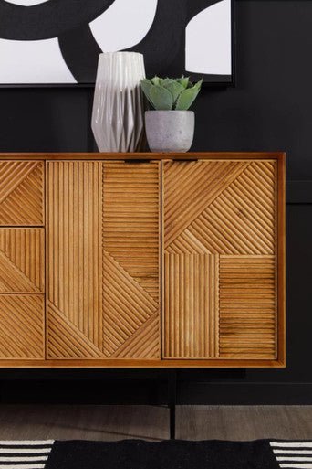 Jakara Sideboard With Metal Legs