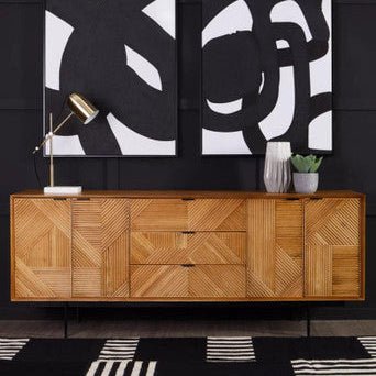 Jakara Sideboard With Metal Legs