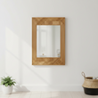 Jakara Natural Finish Wall Mirror