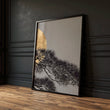 Japan Art Pine Tree & Full Moon Wall Art Prints | Set of 3
