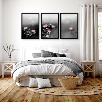 Japandi Interiors | Set of 3 Asian Inspired Wall art Prints