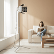 Jarah Spotlight Chrome Floor Lamp