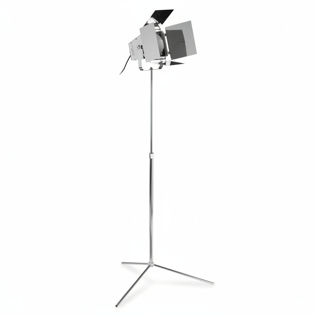 Jarah Spotlight Chrome Floor Lamp