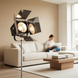 Jarah Spotlight Black Floor Lamp