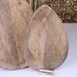 Jarita Oval Shaped Wooden Serving Dishes Set of 2