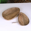 Jarita Oval Shaped Wooden Serving Dishes Set of 2