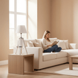 Jasper White Tripod Base Feature Lamp
