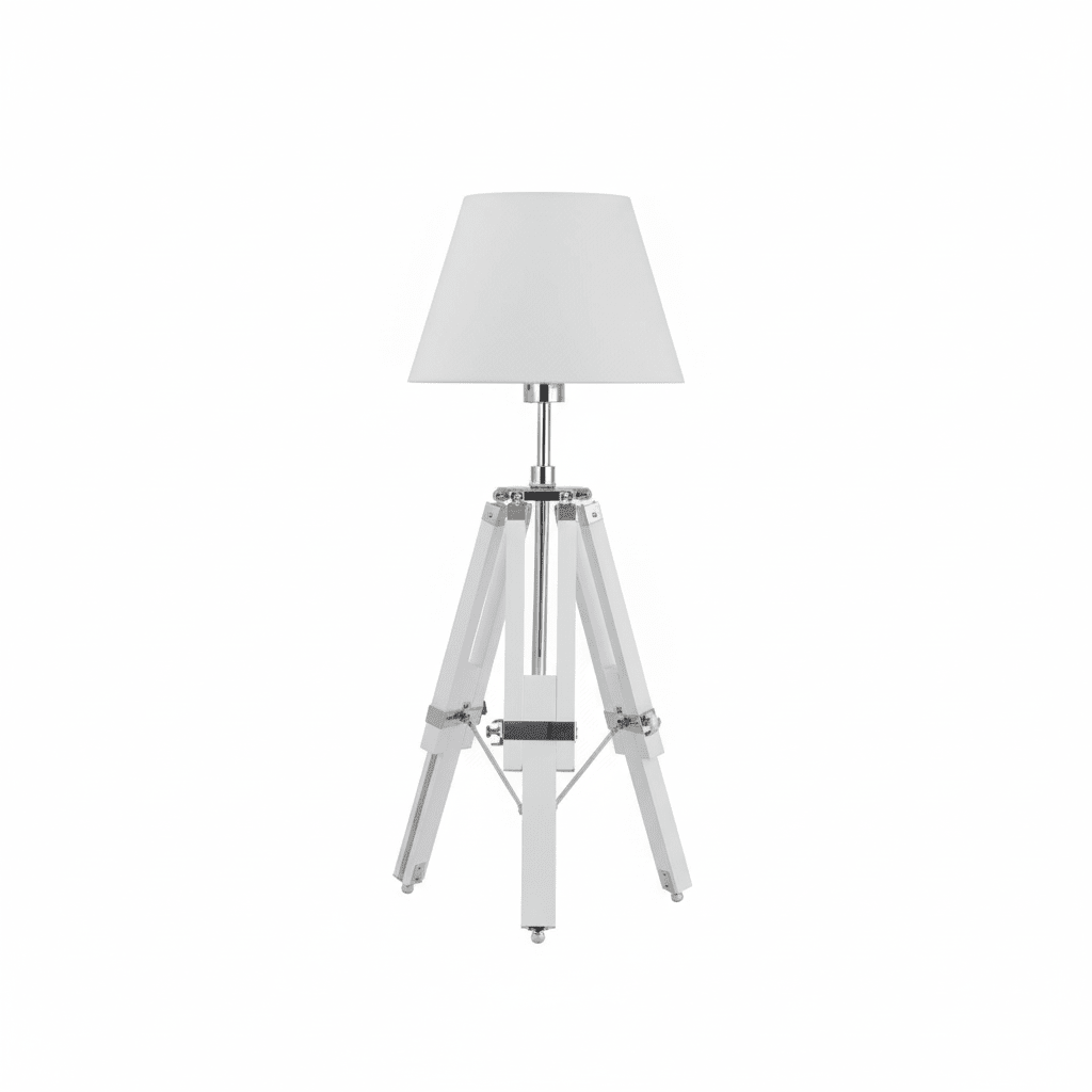 Jasper White Tripod Base Feature Lamp