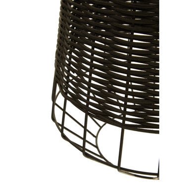 Jaya Black Rattan Pendant Lamp