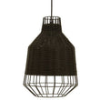 Jaya Black Rattan Pendant Lamp