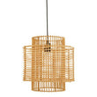 Jaya Natural Rattan Overlapping Pendant Lamp