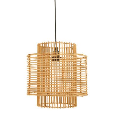 Jaya Natural Rattan Overlapping Pendant Lamp