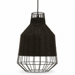 Jaya Black Rattan Pendant Lamp