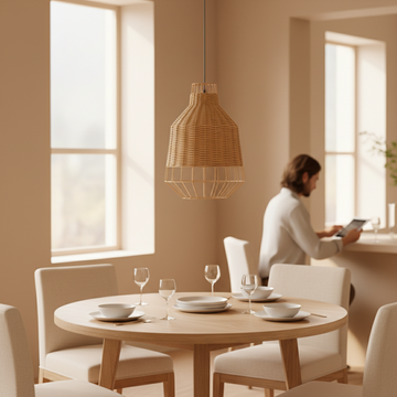 Jaya Natural Rattan Pendant Lamp