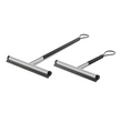 Jaz Brushed Stainless Steel Short Handle Squeegee 40326