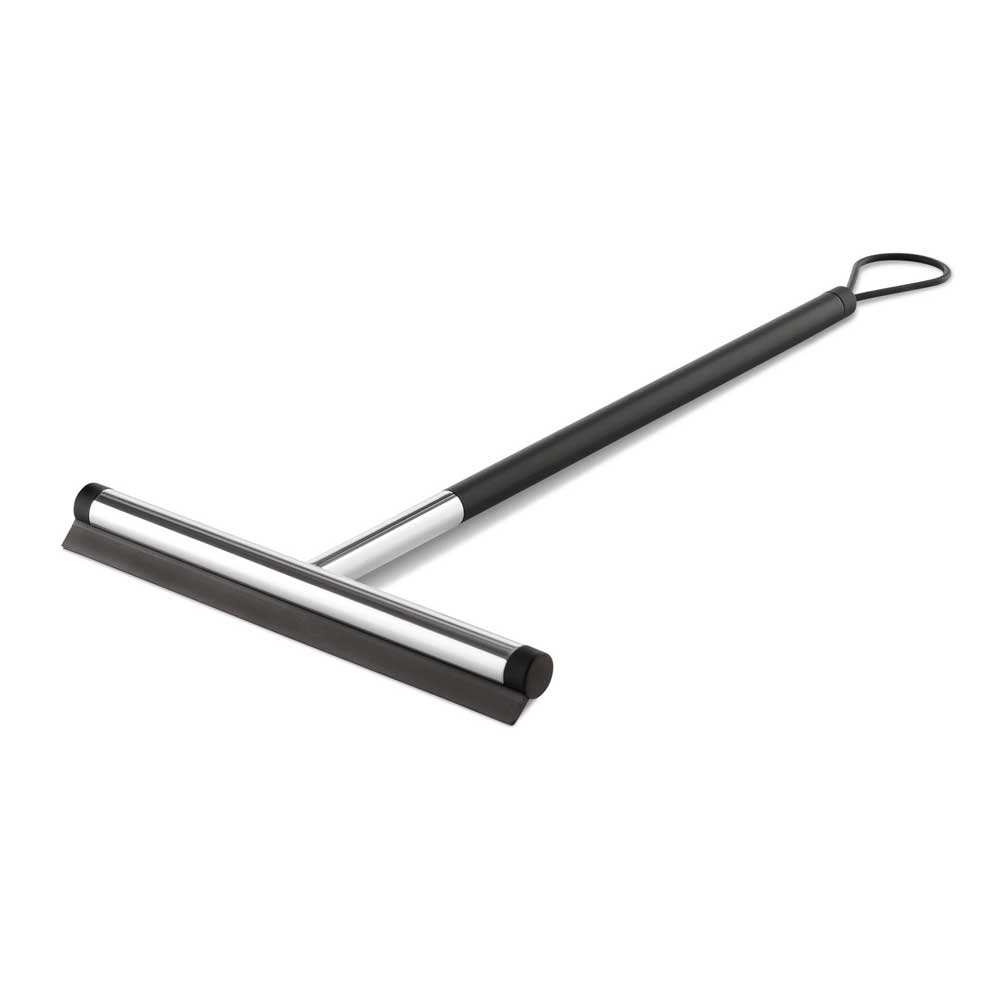 Jaz Premium Stainless Steel Shower Squeegee | Long Handle Bath Cleaning Tool